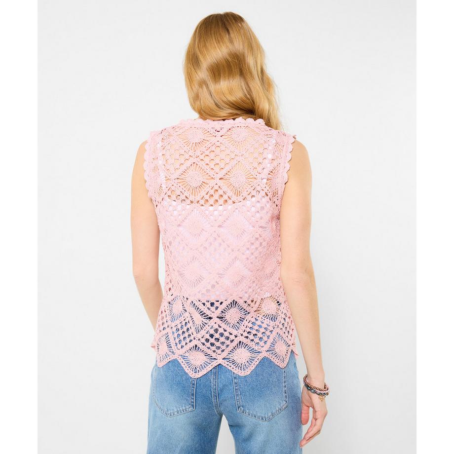 Joe Browns Gilet en crochet Col en V  
