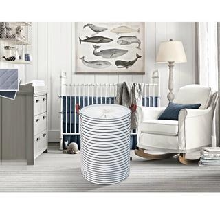 Alopini Faltbare runde Aufbewahrungswäschekörbe, Baumwolle  