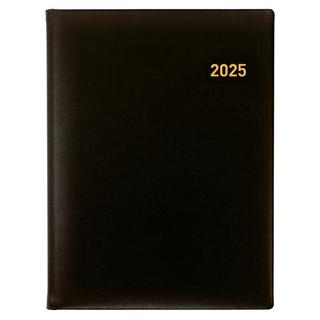 Biella Agenda de bureau Orario® cuir - Noir  