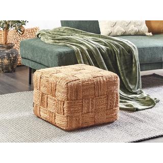 Beliani Pouf en Iuta Boho HOSRI  