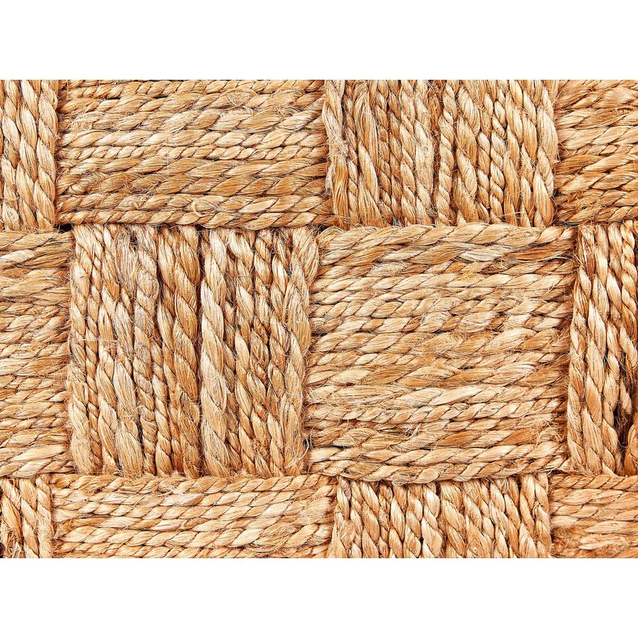 Beliani Pouf en Jute Boho HOSRI  