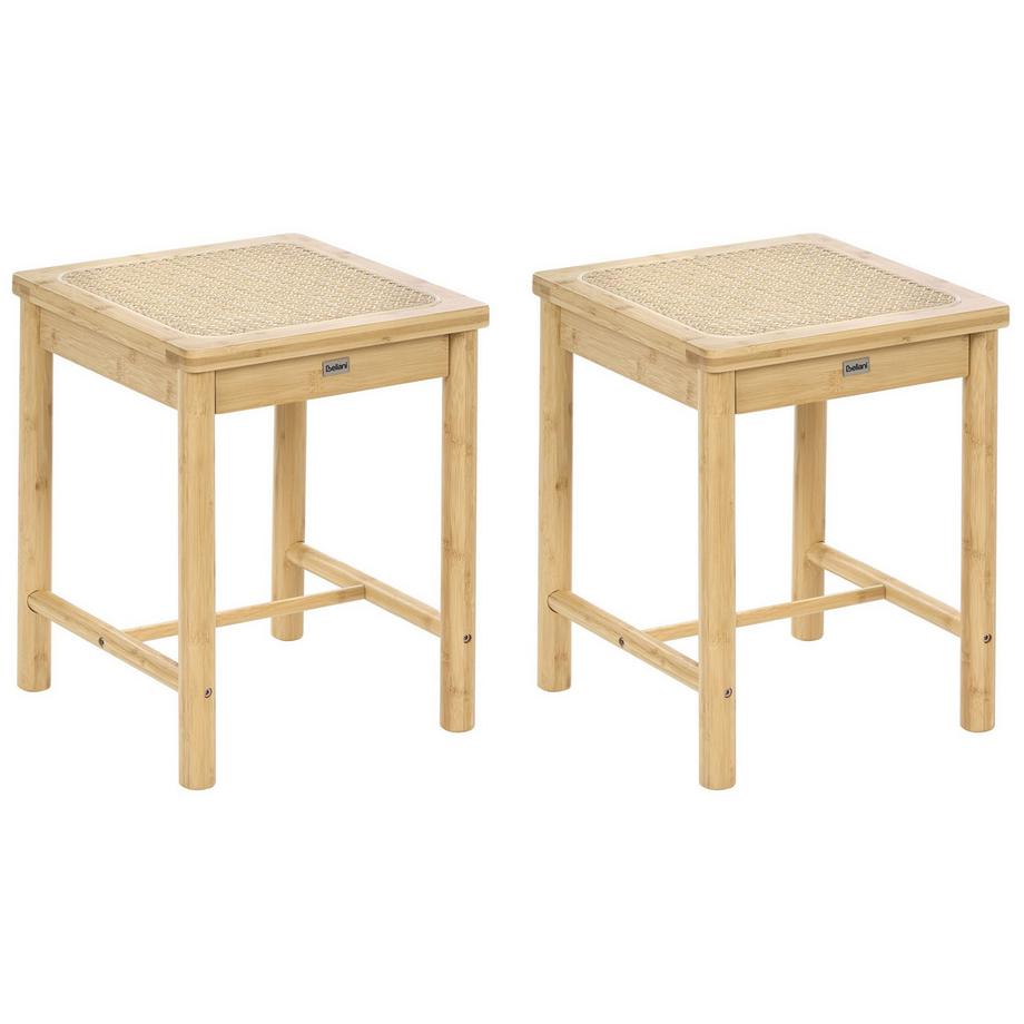 Set di 2 sgabelli en Bambù Boho EVIRES