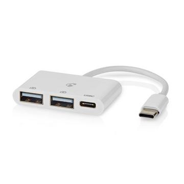 Hub USB | 1x USB-C™ | 1x USB-C™ / 2x USB 2.0 A Femelle | Port(s) 3 ports | Alimentation USB