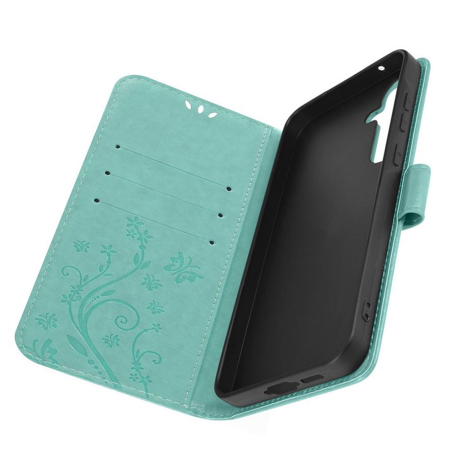 Avizar  Samsung A55 Etui Blume Schmetterling 