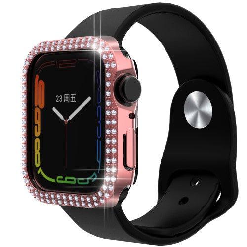 Cover-Discount  Apple Watch 45 Mm - Custodia Protettiva Con Strass Glitterati 