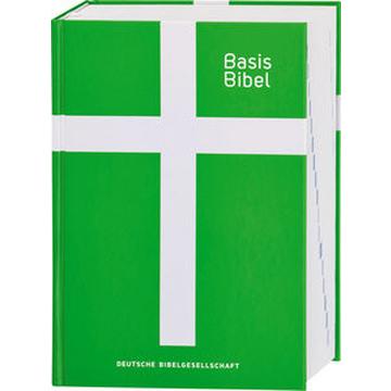 Basisbibel. Die Kompakte. Grün. Der moderne Bibel-Standard: neue Bibelübersetzung des AT und NT nach den Urtexten mit umfangreichen Erklärungen. Leicht lesbares Layout. In 3 modernen Farben erhältlich