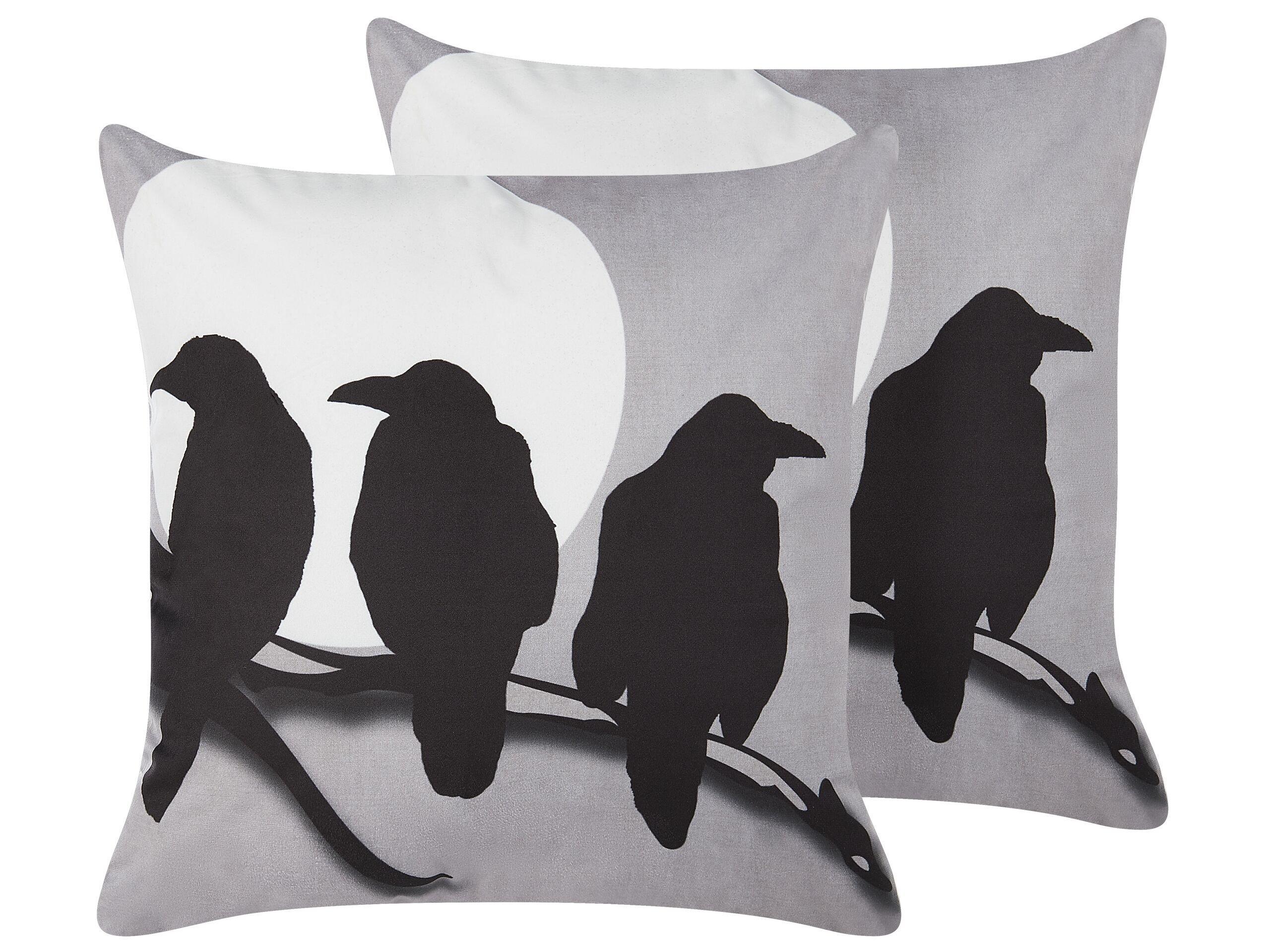Image of Kissen 2er Set aus Samtstoff Modern ORADEA Kissen 2er Set aus Samtstoff Modern ORADEA
