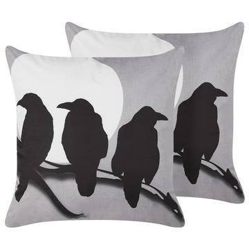 Set di 2 cuscini en Velluto Moderno ORADEA