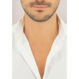 MUAU Schmuck  Collier panzer or jaune 585, 1.4mm, 36cm 