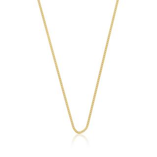 MUAU Schmuck  Collier Panzer Gelbgold 585, 1.4mm, 36cm 