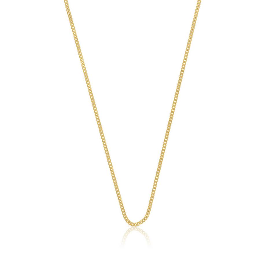 MUAU Schmuck  Collier Panzer Gelbgold 585, 1.4mm, 36cm 