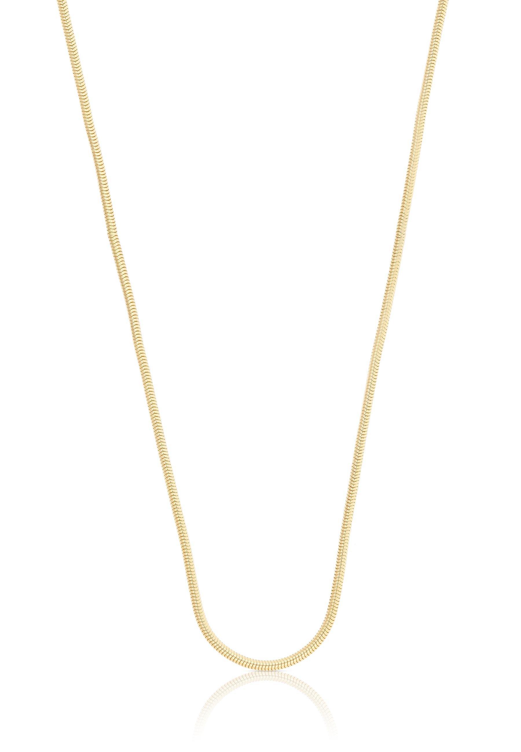 MUAU Schmuck  Collier Schlange Gelbgold 750, 1.2mm, 60cm 