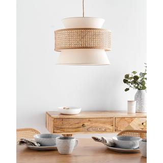 Beliani Lampadario en Tessuto Boho LUYANO  