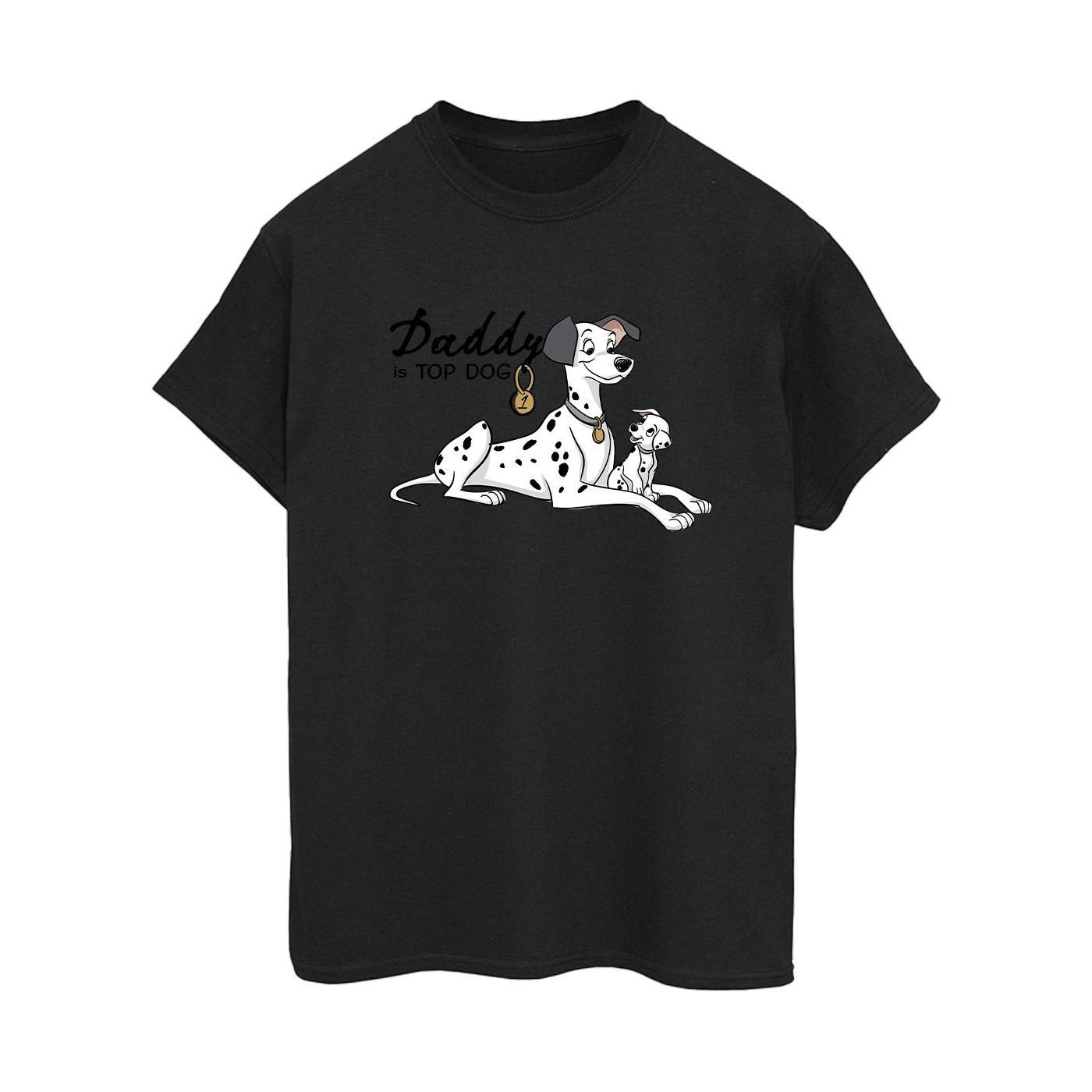 Image of 101 Dalmatians Top Dog Tshirt Damen Schwarz 4XL