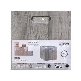 5five Aufbewahrungsbox 31x31 - Grau  