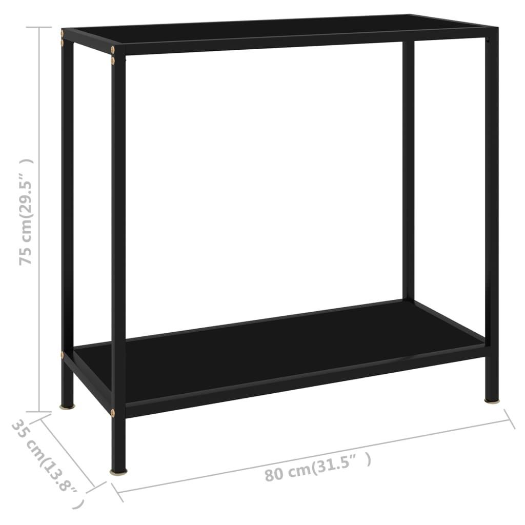 VidaXL Table console verre  