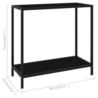 VidaXL Table console verre  