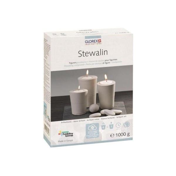 Image of GLOREX Stewalin Gießpulver 1 kg Weiß 1 Stück(e) Weiss