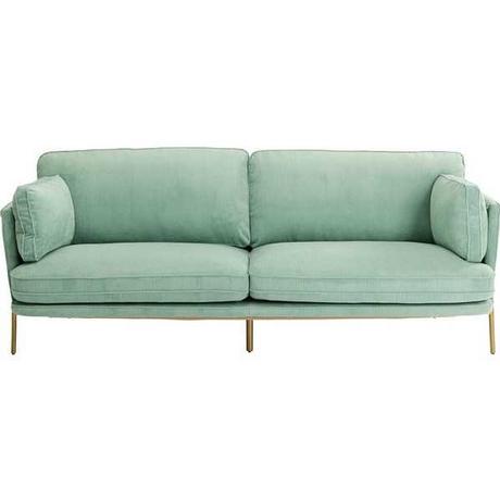 KARE Design Sofa Shirly 3-Sitzer Mint  