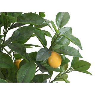 Vente-unique Albero di limone artificiale con vaso H.120 - BERAT  