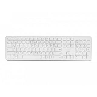 DeLock  12703 Tastatur Maus enthalten RF Wireless QZERTY Deutsch Weiß 