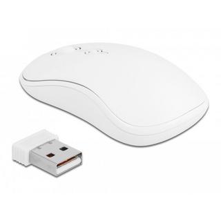 DeLock  12703 clavier Souris incluse RF sans fil QZERTY Allemand Blanc 