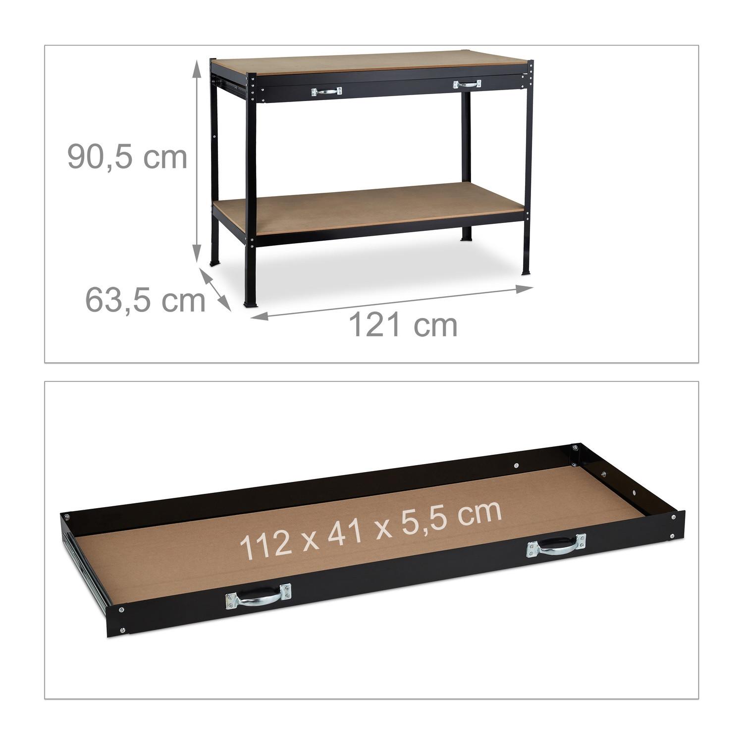 B2X Banco da lavoro con cassetto  
