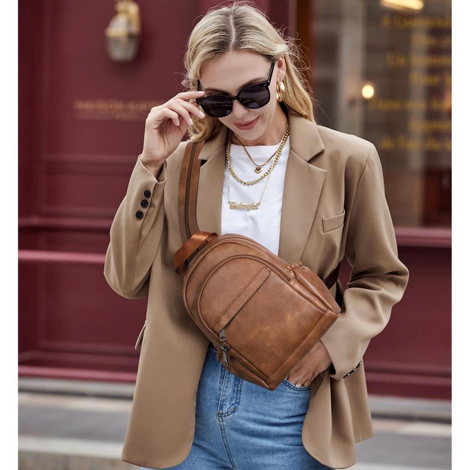 Only-bags.store Eleganter Kleiner Rucksack Sling Bag  