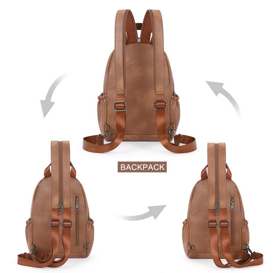 Only-bags.store Eleganter Kleiner Rucksack Sling Bag  