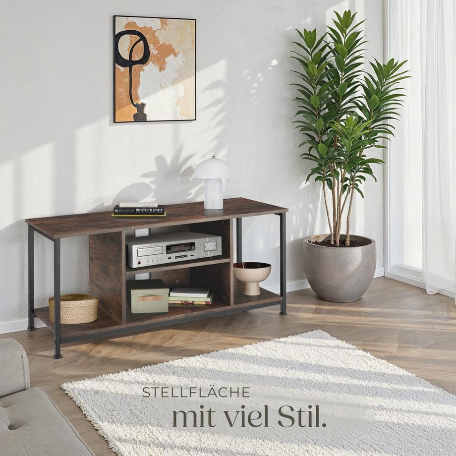 Tectake Mobile TV Austin stile industriale  