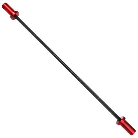 GladiatorFit  Mini-Muskelaufbau-Stange "Barbell" 130cm Stahl Ø 50mm + 2 Scheibenstopper 
