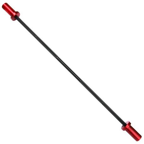 GladiatorFit  Mini barre de musculation "Barbell" 130cm en acier Ø 50mm + 2 stop disques 