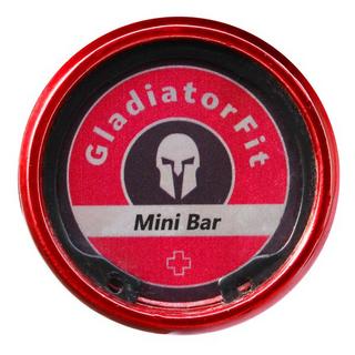 GladiatorFit  Mini barre de musculation "Barbell" 130cm en acier Ø 50mm + 2 stop disques 