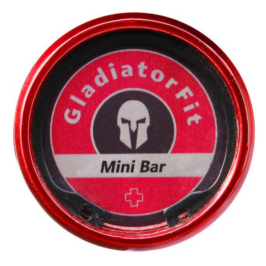 GladiatorFit  Barbell" 130cm mini barra in acciaio Ø 50mm + 2 fermi a disco 