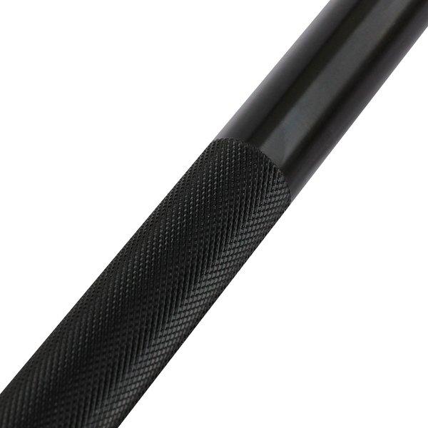 GladiatorFit  Mini-Muskelaufbau-Stange "Barbell" 130cm Stahl Ø 50mm + 2 Scheibenstopper 