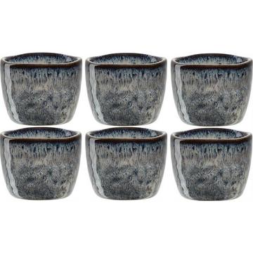 Eierbecher Matera 6 Stück, Grau