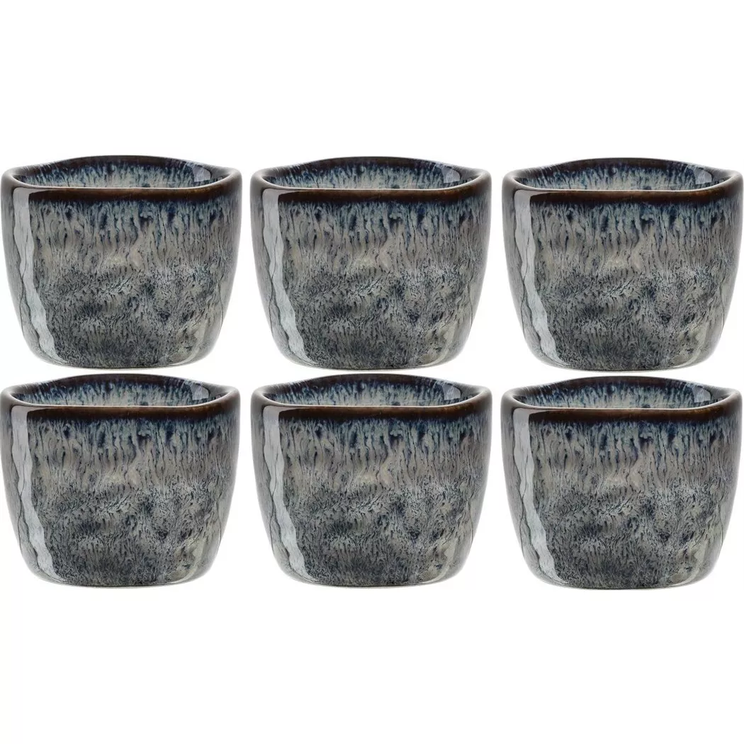 Set portauova Leonardo grigio ceramica