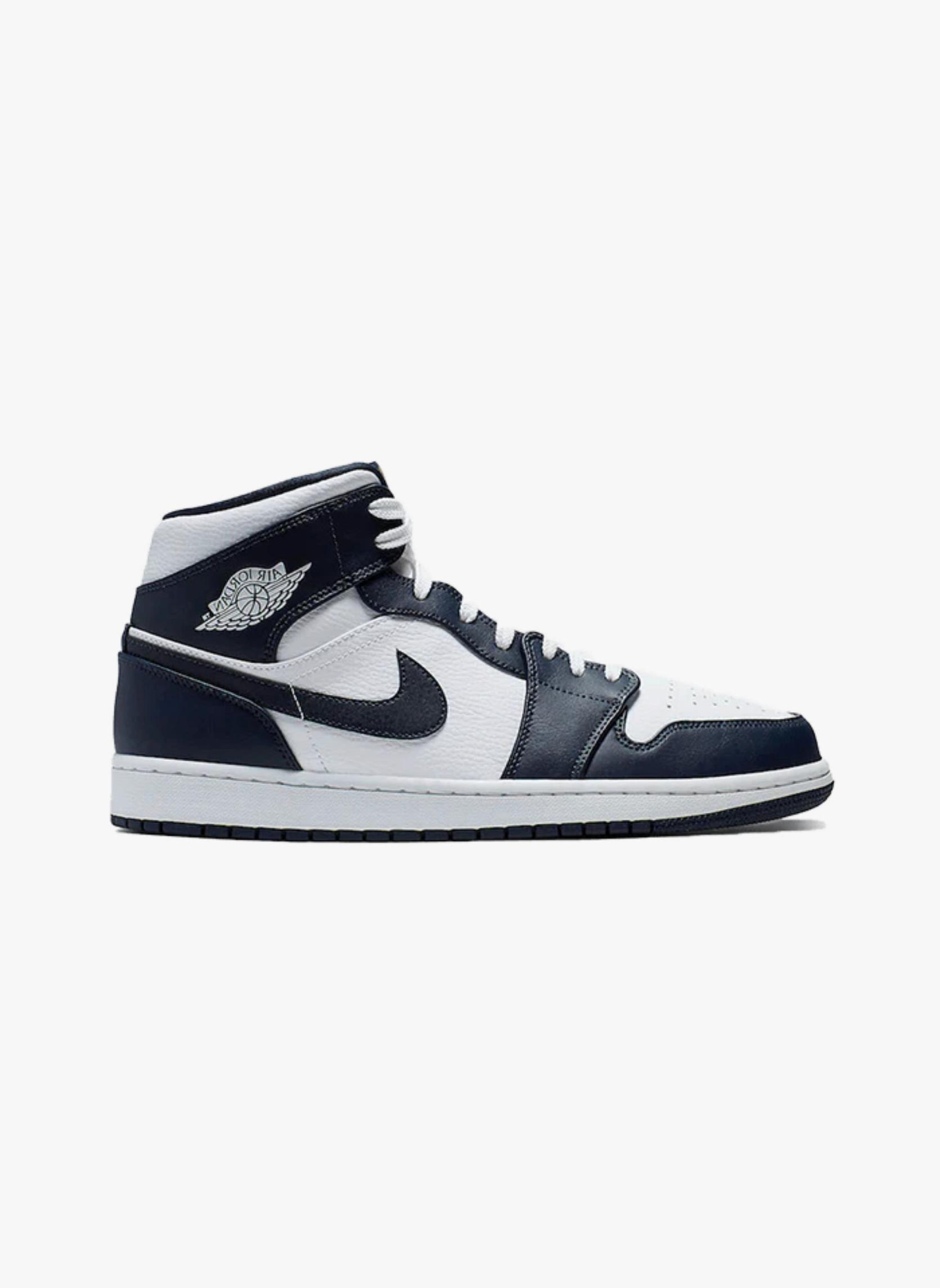 NIKE  Air Jordan 1 Mid  Metallic  Obsidian 