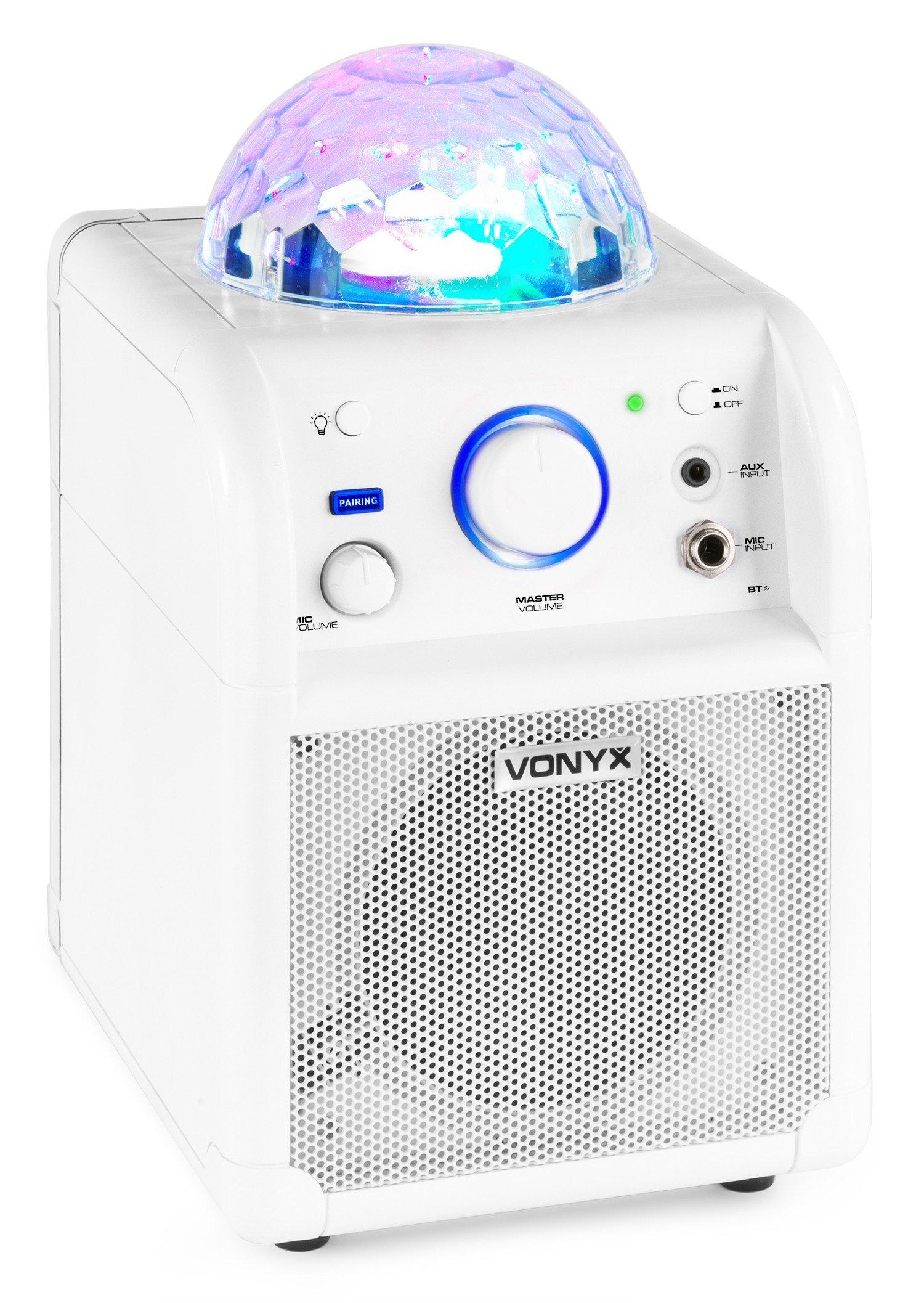 Vonyx  SBS50W Lautsprecher Weiß Verkabelt & Kabellos 50 W 
