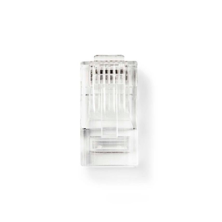 Nedis  RJ45-Stecker | Männlich | Verseilte UTP CAT5 | Gerade | Vergoldet | 10 Stk. | PVC | Transparent | Schachtel 