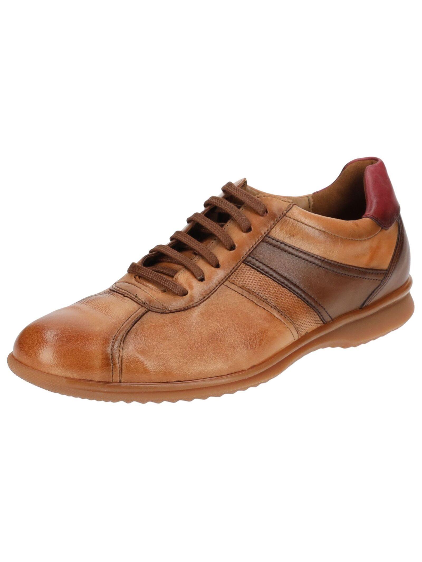Image of Sneaker 13-046 Herren Cognac 45
