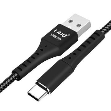 USB-C Schnellladekabel LinQ Schwarz