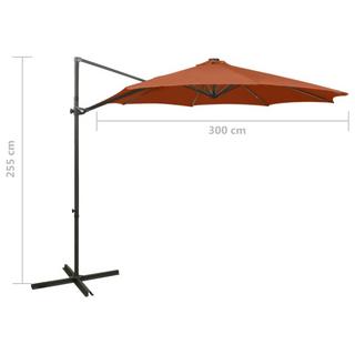 VidaXL Parasol en porte-à-faux  