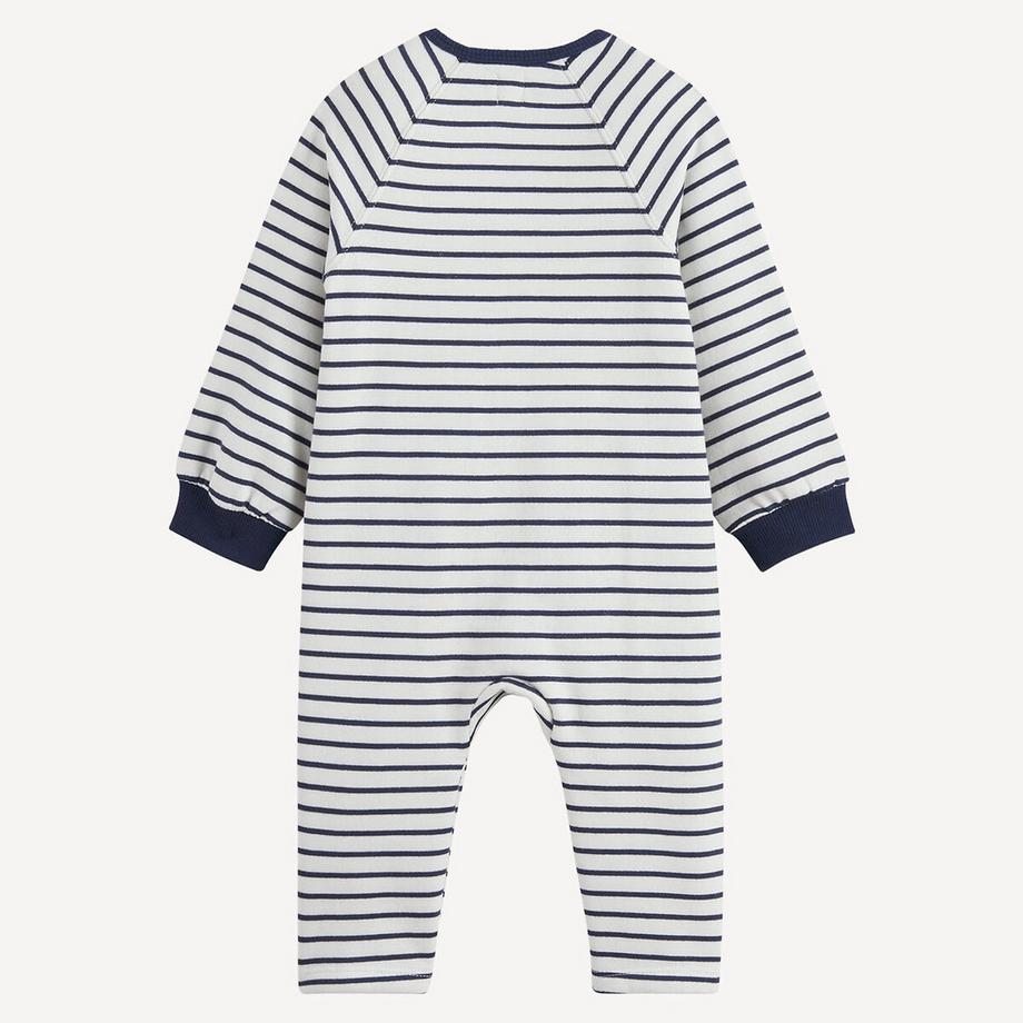 La Redoute Collections  Combinaison longue rayée en molleton avec poche 