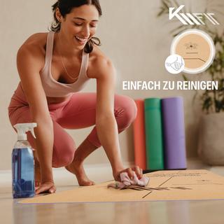 KM-Fit  Tapis de yoga TPE 5mm 