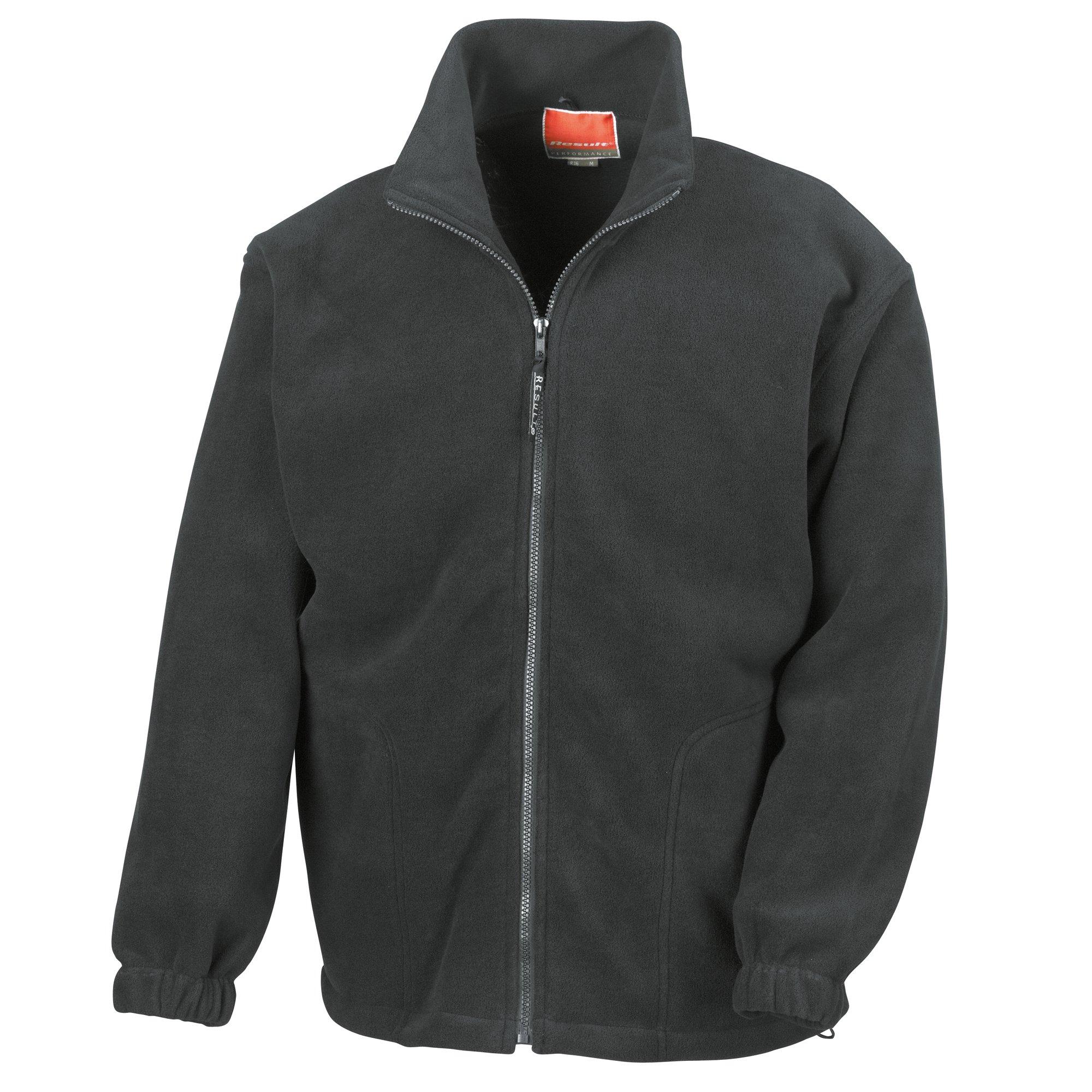 Image of Fleecejacke, Antipilling Herren Schwarz XL