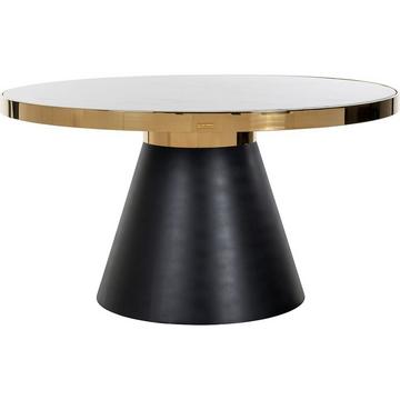 Table à manger Odin or noir 140