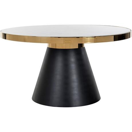 mutoni Table à manger Odin or noir 140  