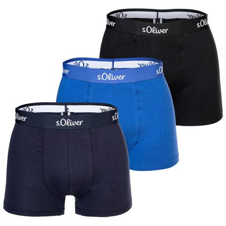 s. Oliver  Boxer Uomini Confezione da 3 Stretch 