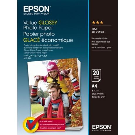 EPSON  EPSON Value Photo Paper A4 S400035 InkJet 183g 20 Blatt 